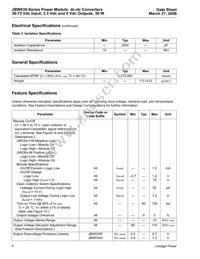 JBW030A1 Datasheet Page 4