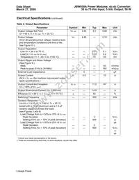 JBW050A1 Datasheet Page 3