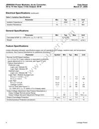 JBW050A1 Datasheet Page 4