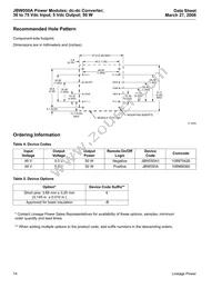 JBW050A1 Datasheet Page 14