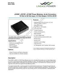 JC075F1 Datasheet Cover