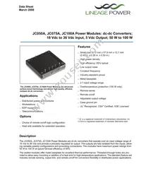 JC100A1 Datasheet Cover