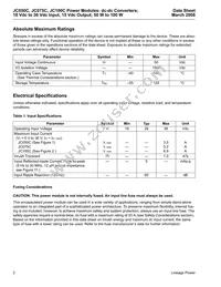 JC100C1 Datasheet Page 2