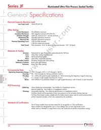 JF15RP2CC Datasheet Cover