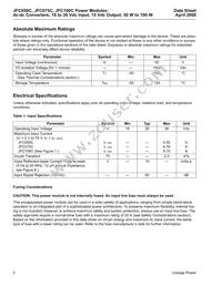 JFC100C1 Datasheet Page 2