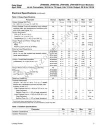 JFW050B1 Datasheet Page 3