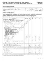 JFW050B1 Datasheet Page 4