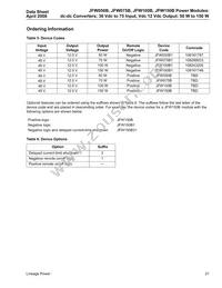 JFW050B1 Datasheet Page 21