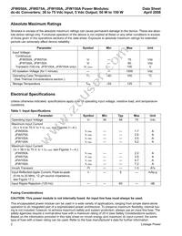 JFW150A1 Datasheet Page 2