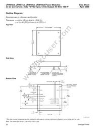 JFW150A1 Datasheet Page 20