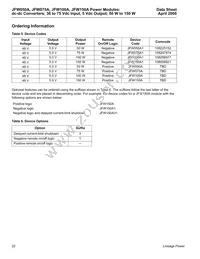 JFW150A1 Datasheet Page 22