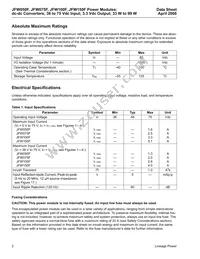 JFW150F1 Datasheet Page 2