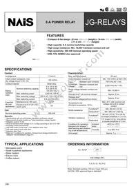 JG1AF-24V Datasheet Cover