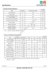 JGN1105H-TR Datasheet Page 3
