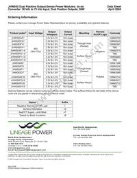 JHW050FY1 Datasheet Page 17