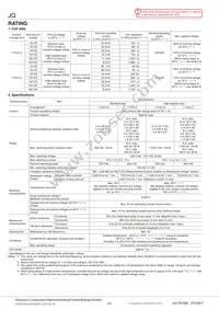 JQ1AP-F-12V-F Datasheet Page 2