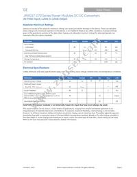 JRW040A0A1Z Datasheet Page 2
