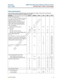 JRW070A0P1 Datasheet Page 5