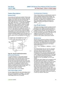 JRW070A0P1 Datasheet Page 15