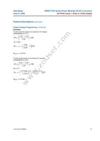 JRW070A0P1 Datasheet Page 17