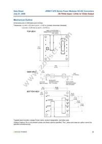 JRW070A0P1 Datasheet Page 22