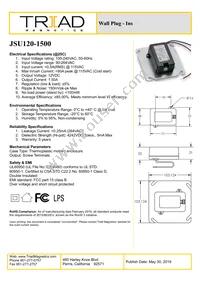 JSU120-1500 Datasheet Cover