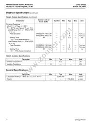 JW030F1-M Datasheet Page 4