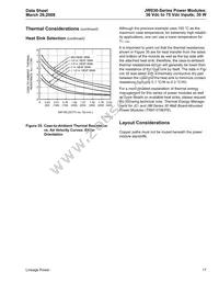 JW030F1-M Datasheet Page 17