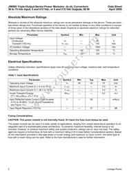 JW060ACL Datasheet Page 2