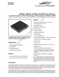 JW150B1 Datasheet Cover