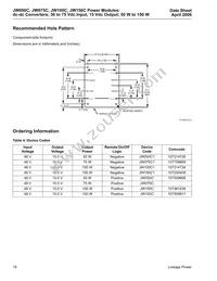 JW150C1 Datasheet Page 18