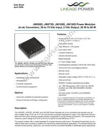JW150D1 Datasheet Cover