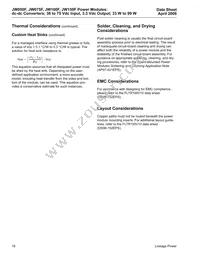JW150F1-T Datasheet Page 16