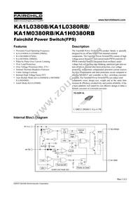 KA1M0380RBYDTU Datasheet Cover