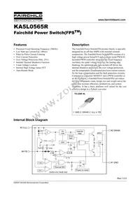 KA5L0565RYDTU Datasheet Cover