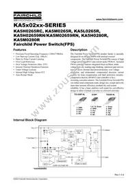 KA5M0265RTU Datasheet Page 2