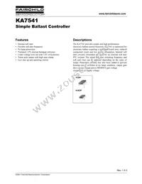 KA7541 Datasheet Cover