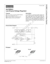 KA78RM33TSTU Datasheet Cover