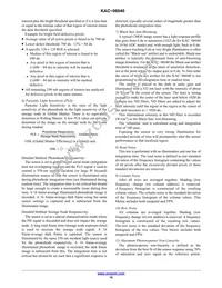 KAC-06040-ABA-JD-BA Datasheet Page 16