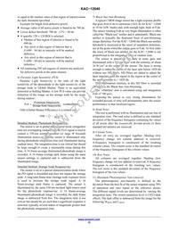 KAC-12040-ABA-JD-BA Datasheet Page 15