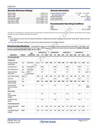 KAD5510P-25Q48 Datasheet Page 6