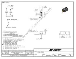 KAE01SGGT Datasheet Cover