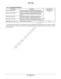 KAF-0261-AAA-CD-AE Datasheet Page 2