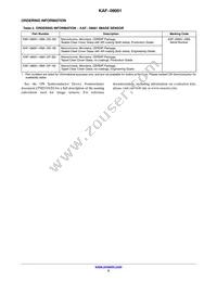 KAF-09001-ABA-DP-BA Datasheet Page 2