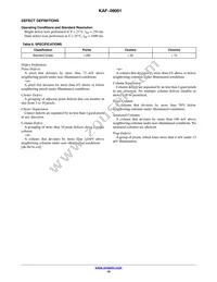 KAF-09001-ABA-DP-BA Datasheet Page 16