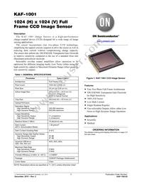 KAF-1001-AAA-CB-B2 Datasheet Cover