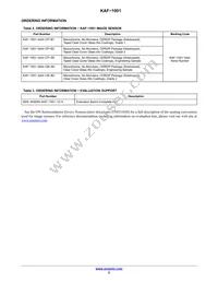 KAF-1001-AAA-CB-B2 Datasheet Page 2