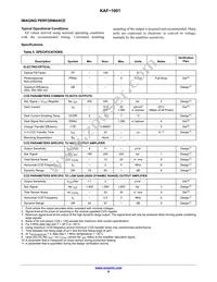 KAF-1001-AAA-CB-B2 Datasheet Page 6