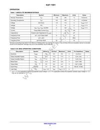 KAF-1001-AAA-CB-B2 Datasheet Page 9