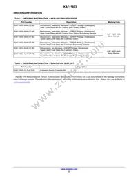 KAF-1603-ABA-CP-B2 Datasheet Page 2